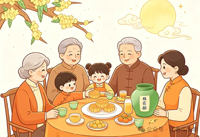 月满中秋，岁岁安康！